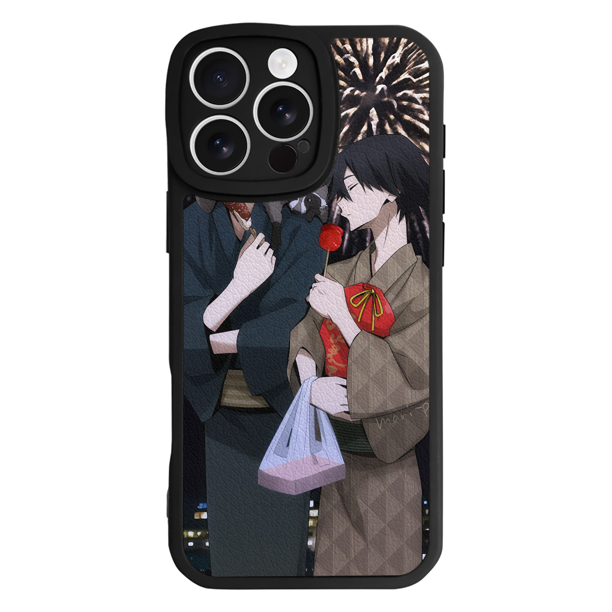 （画像用） 文豪ストレイドッグス Bungo Stray Dogs 【iPhone 16シリーズ対応】シリコンスマホケース（レザー調） 材質：シリコン